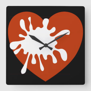 Moderne Wand-Uhr-Afrikanischer Entwurf der Quadratische Wanduhr
