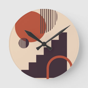 Moderne Wandkunst Runde Wanduhr