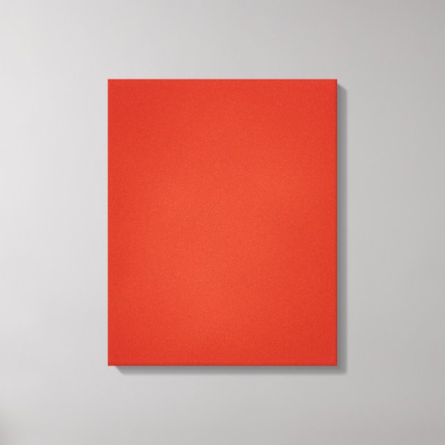 Moderne warme rote Grainy Textur Leinwanddruck (Vorderseite)