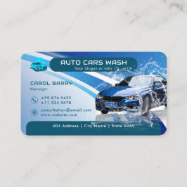 Moderne Wash Business Card Visitenkarte