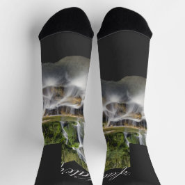 Moderne Wasserfälle in den Bergen von NC Socken