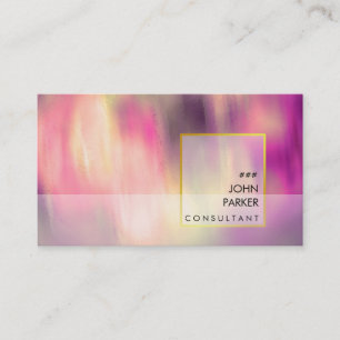 Moderne Wasserfarbe Beruflich Visitenkarte