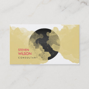 Moderne Wasserfarbe Beruflich Visitenkarte