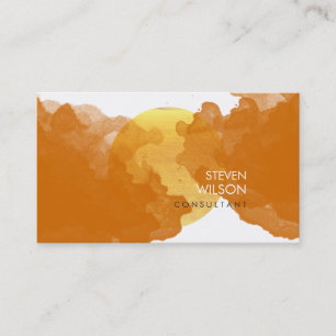 Moderne Wasserfarbe Beruflich Visitenkarte