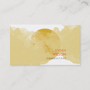 Moderne Wasserfarbe Beruflich Visitenkarte