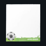 Moderne Wasserfarbe Fußball Sport Grass Spaß Kinde Notizblock<br><div class="desc">Moderne Wasserfarbe Fußball Sport Grass Spaß Kinder Notepad</div>