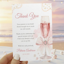 Moderne Wasserfarbe-Perlen- & Prosecco-Brautparty