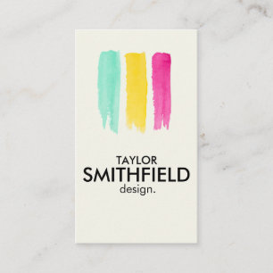 Moderne Wasserfarbe Visitenkarte
