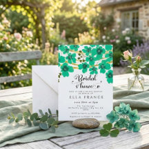 Moderne Wasserfarben-Blumen-Brautparty