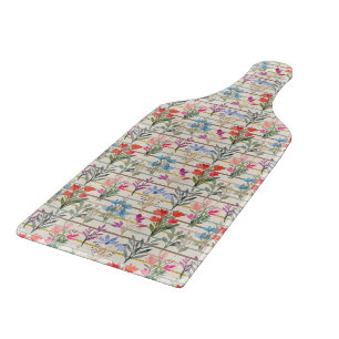 Moderne Wasserfarben-Blumenmuster Schneidebrett