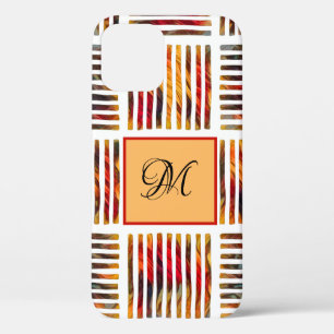 Moderne Wasserfarben Kunststreifenmuster Case-Mate iPhone Hülle