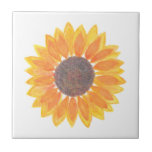 Moderne Wasserfarben Sonnenblumen Fliese<br><div class="desc">Sind Sonnenblumen eine Ihrer Lieblingsblumen-Blume? Dann werden Sie diese fröhliche gelbe,  wasserfarbene Sonnenblumenziegel in der Keramik genießen. Stellen Sie sich das in Ihrem Bad,  in der Küche oder wo auch immer Sie möchten in Ihrer Zuhause vor!</div>