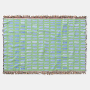 Moderne Wasserfarbenblauer Schlaglicht auf Grün Decke