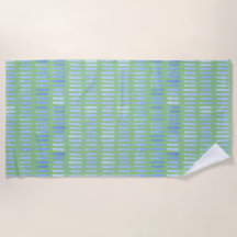 Moderne Wasserfarbenblauer Schlaglicht auf Grün