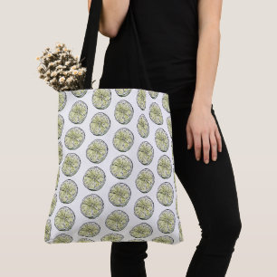 Moderne Wasserfarbenzitrus Sommer Limone Slice Tas Tasche