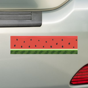 Moderne Wassermelone Autoaufkleber