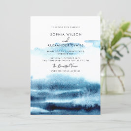Moderne Watercolor Hochzeitseinladungen. Einladung
