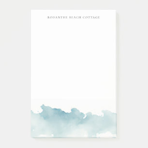 Moderne Watercolor-Wellen Notepad Post-it Klebezettel