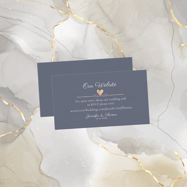 Moderne Website für Minimalistische Hochzeitsszena Begleitkarte (Von Creator hochgeladen)