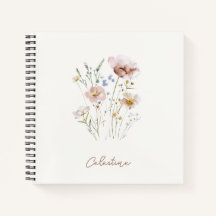 Moderne weiche florale Personalisierung