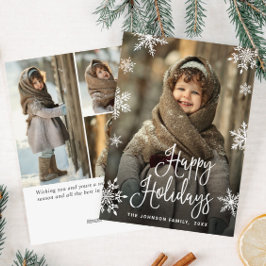 Moderne Weihnachten 4 FOTO Gruß