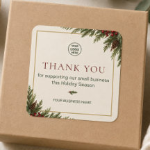 Moderne Weihnachten Danke schön für Kleinunternehm