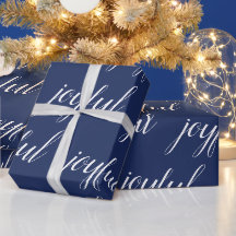 Moderne Weihnachten fröhlich blau