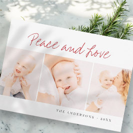 Moderne Weihnachten Gruß drei Foto