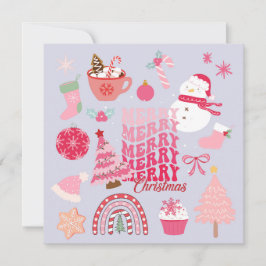 Moderne Weihnachten Karte