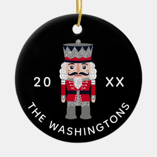 Moderne Weihnachten Keramik Ornament (Vorne)