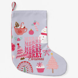 Moderne Weihnachten Kleiner Weihnachtsstrumpf