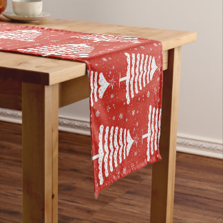 Moderne Weihnachten Kurzer Tischläufer