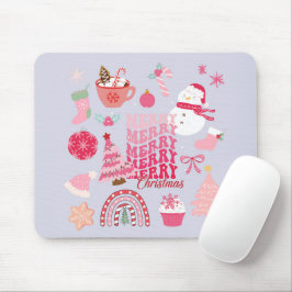 Moderne Weihnachten Mousepad