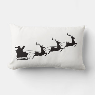 Moderne Weihnachten - Weihnachten und Reindeer Lendenkissen