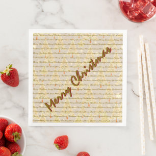 Moderne Weihnachts-Luxus-Weihnachtsbäume Serviette