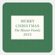 Moderne Weihnachts-Minimal-Weihnachtsgeschenk Grün