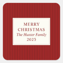 Moderne Weihnachts-Minimal-Weihnachtsgunst Rot