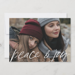 moderne Weihnachts- und Freudekarte