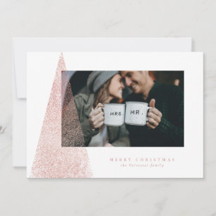Moderne Weihnachtsbaum-Feiertags-Postkarte Feiertagskarte