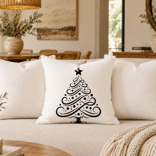 Moderne Weihnachtsbaum-Gliederung Dekorative Wurfk Kissen