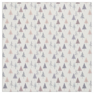 Moderne Weihnachtsbäume der Dusty-Rose Stoff