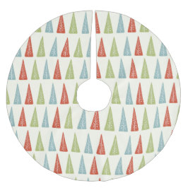 Moderne Weihnachtsbäume Gemustert Polyester Weihnachtsbaumdecke