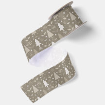 Moderne Weihnachtsbäume Taupe