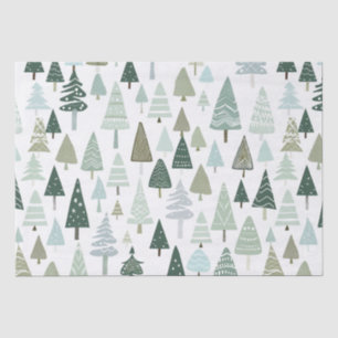Moderne Weihnachtsbaumen elegant Seidenpapier