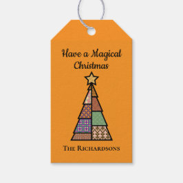 Moderne Weihnachtsbaumgeschenktafel Mitte des Jahr Geschenkanhänger