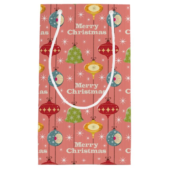 Moderne Weihnachtsbaummöbel aus dem Mittelalter Kleine Geschenktüte (Vorderseite)