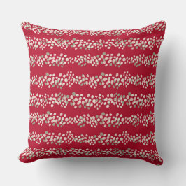 Moderne Weihnachtsdekoration Rot und Rosa Kissen