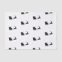 Moderne Weihnachtsfeier und Rentier Seidenpapier