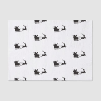 Moderne Weihnachtsfeier und Rentier Seidenpapier