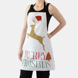 Moderne Weihnachtsfeiertage Schürze